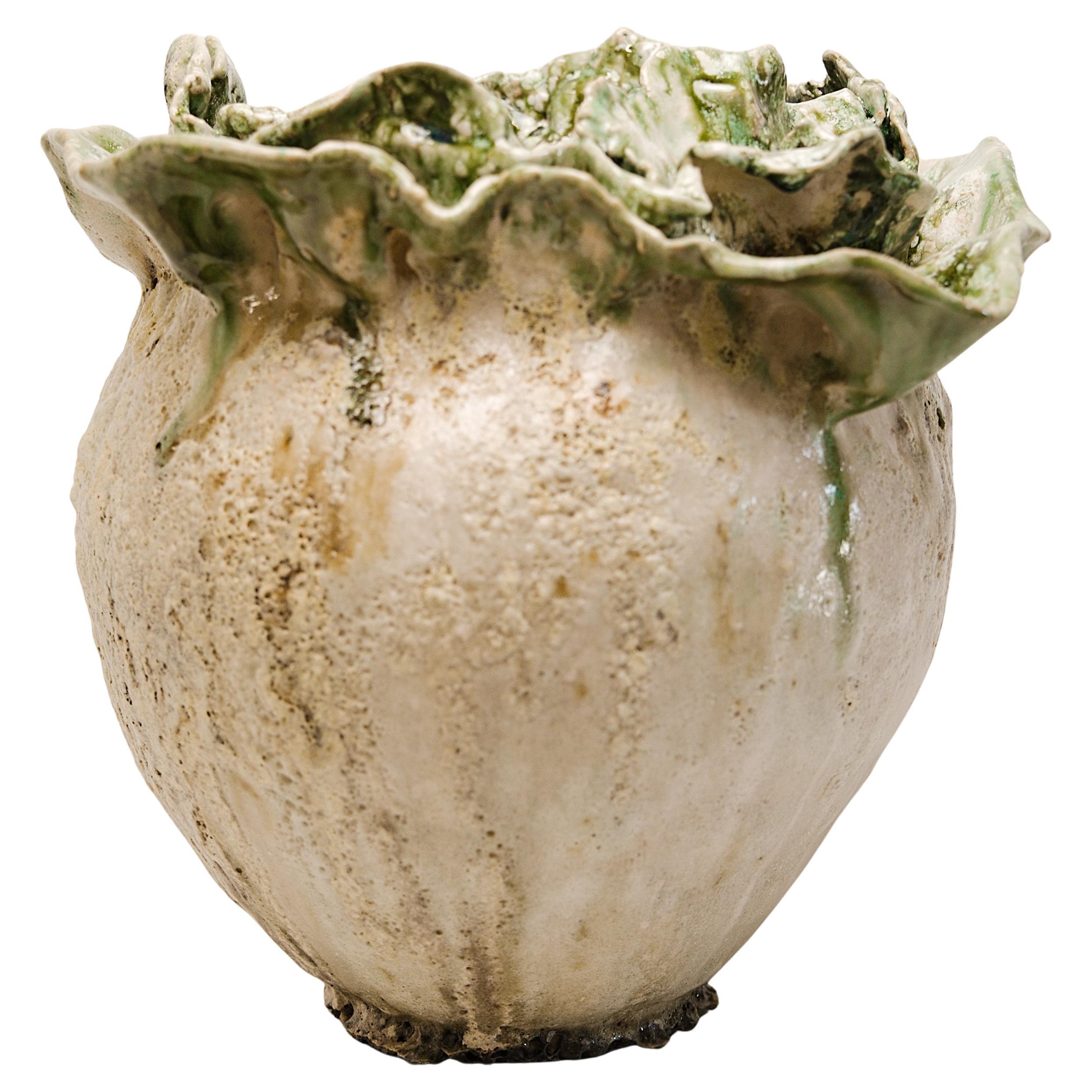 Awakening  Bloom Vase With Green