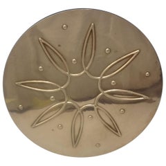 Awakening von Towle Sterling, Silber-Untersetzer mit Ebenholz-Unterteil, Modernistisch