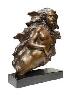 Despertar de Eva Escultura de bronce de Frederick Hart