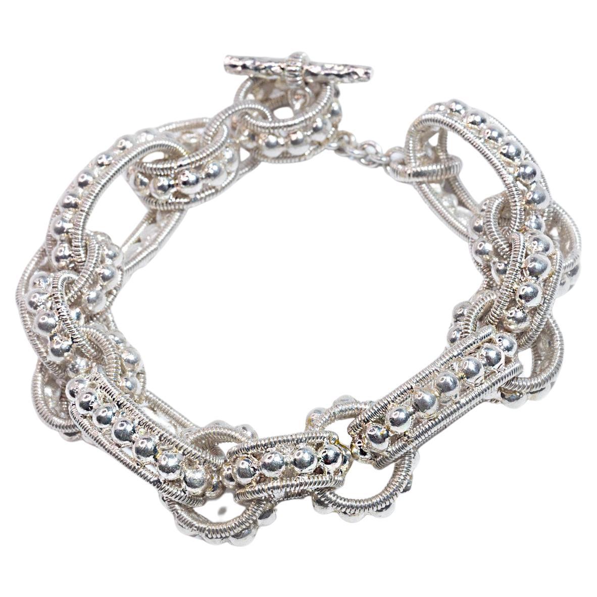 Awan Bracelet in Argentium Silver