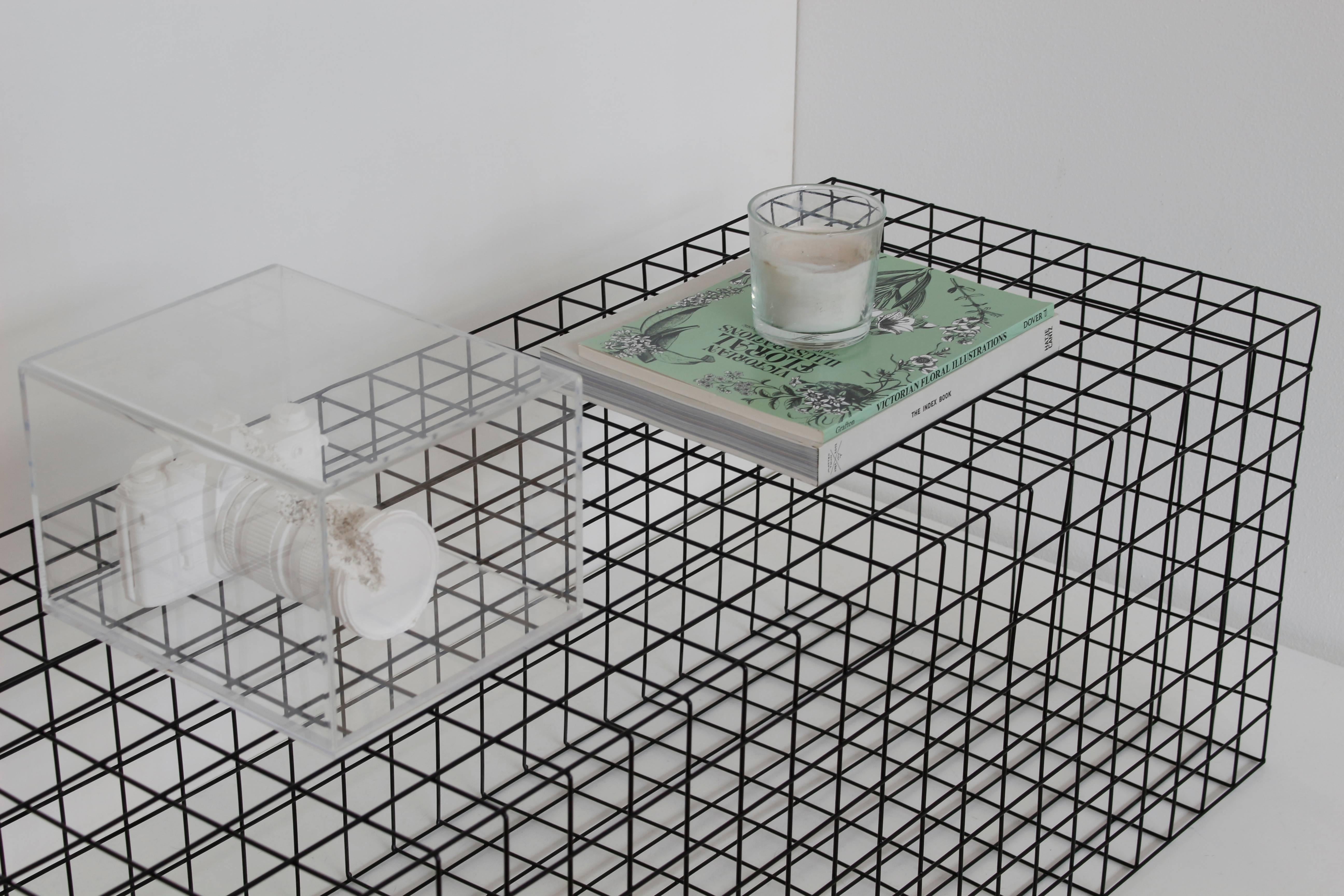 Welded Grove coffee table in Toasted Cork and Metal / Design Award Winner For Sale