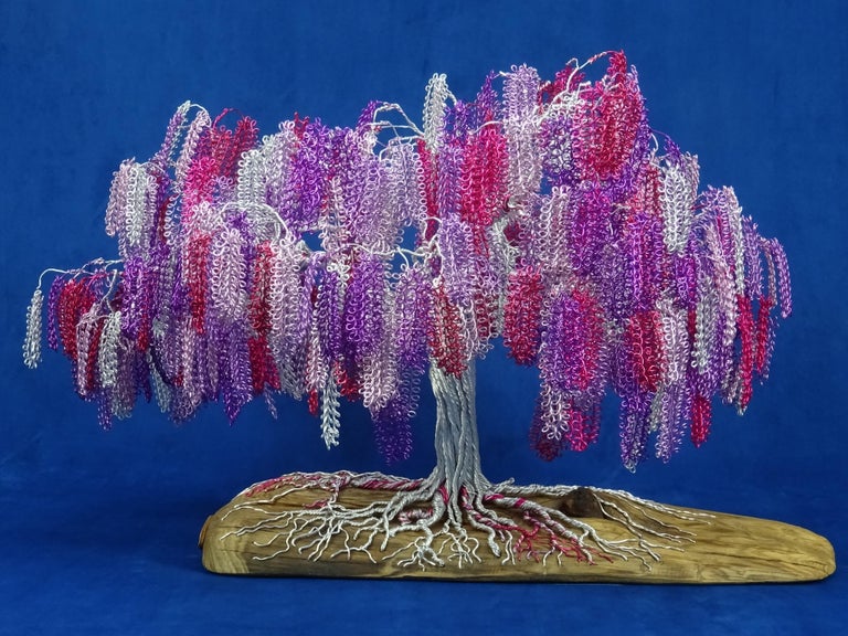 Zen Bonsai "Wisteria falls", Handmade in Italy, Signed by the artist,  certified For Sale at 1stDibs | wisteria bonsai, wisteria tree bonsai, bonsai  wisteria