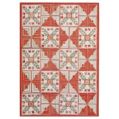 Ehrfurcht einflößende 
besondere Modern Design Contemporary Handmade American Hooked Rug