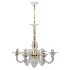 Awesome Barovier & Toso Chandelier, Murano Glass Italy 