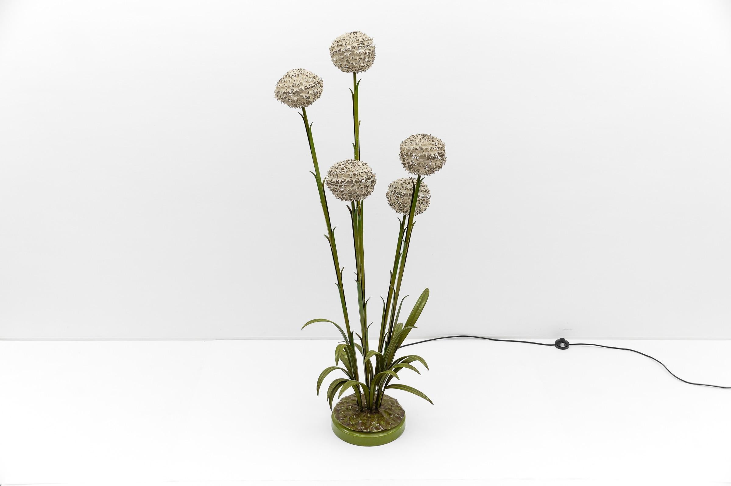 Awesome Beautiful Floral Stehleuchte von Hans Kögl, Deutschland 1960er Jahre (Ende des 20. Jahrhunderts) im Angebot
