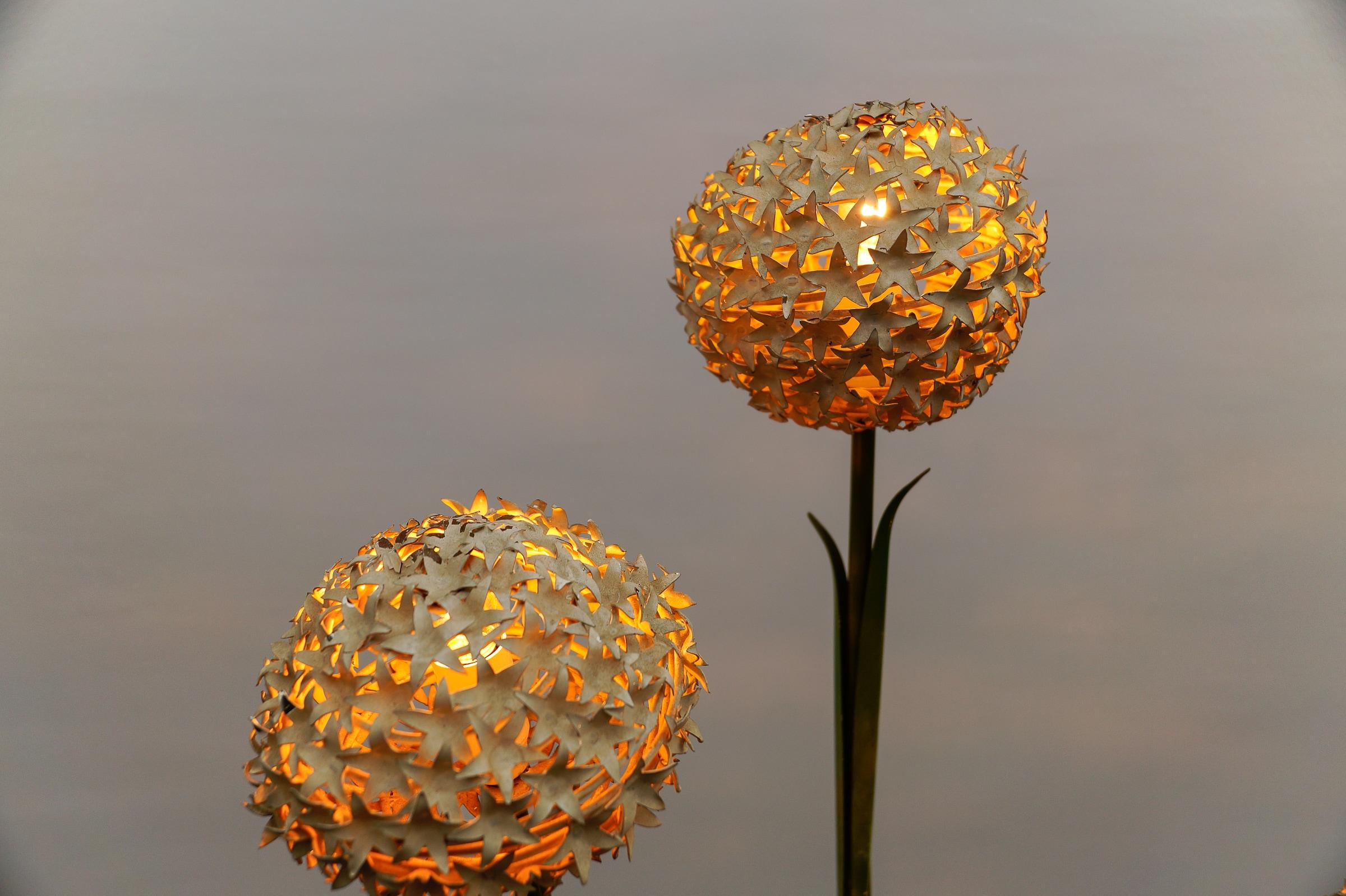 Awesome Beautiful Floral Stehleuchte von Hans Kögl, Deutschland 1960er Jahre im Angebot 9