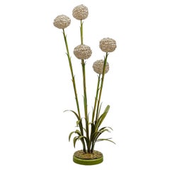 Magnifique lampadaire floral de Hans Kögl, Allemagne, années 1960