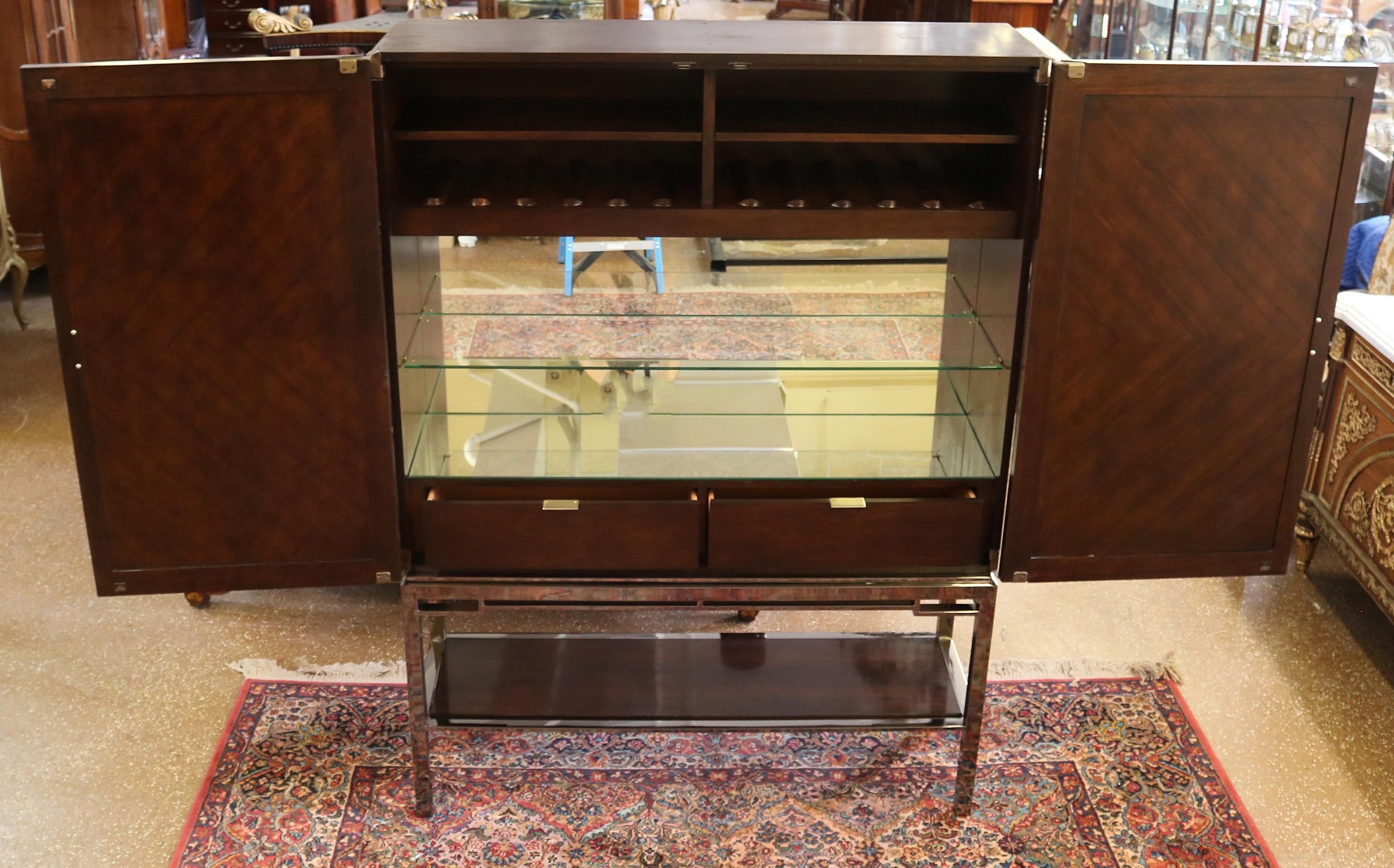 Awesome Chin Hua Lotus Bar Cabinet by Century Furniture For Sale 6