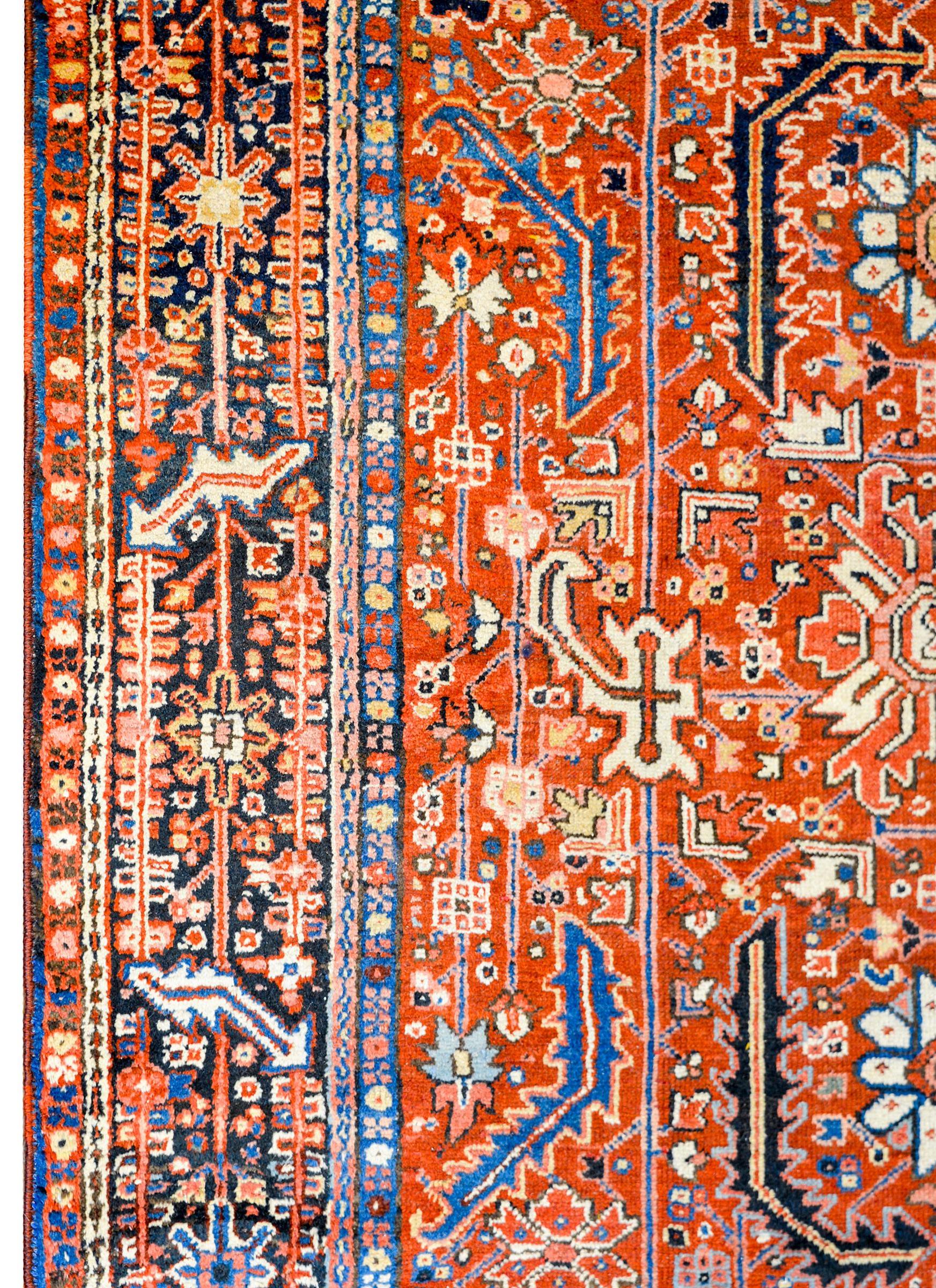 Mid-20th Century Awesome Early 20th Century Heriz Rug