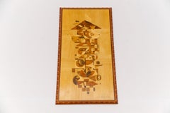 Awesome Handmade Wooden Inlays Wall Art by Artist Rene Berg, 1975 Germany