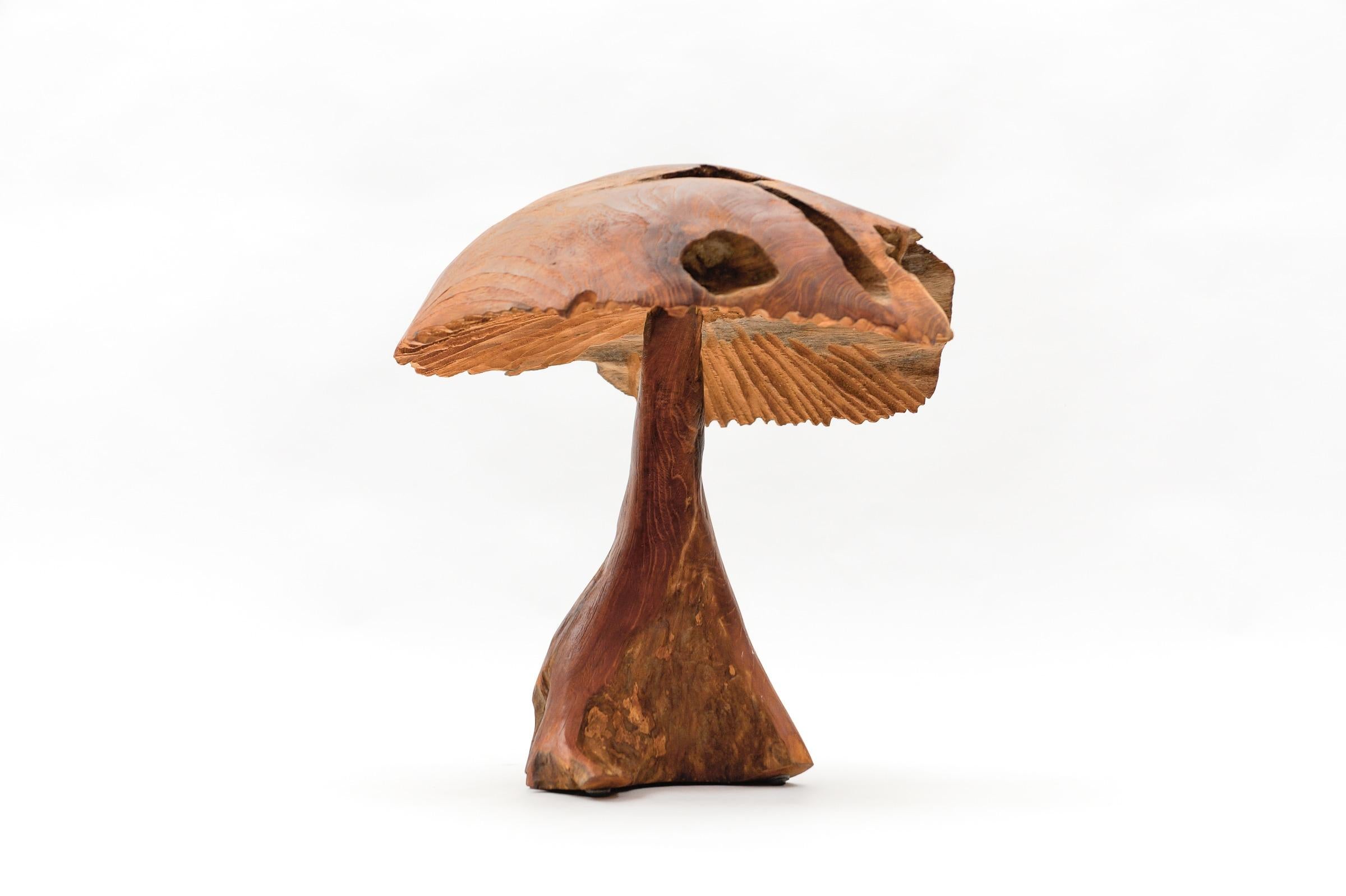 Awesome Huge Mid-Century Modern Olive Mushroom In Good Condition For Sale In Nürnberg, Bayern