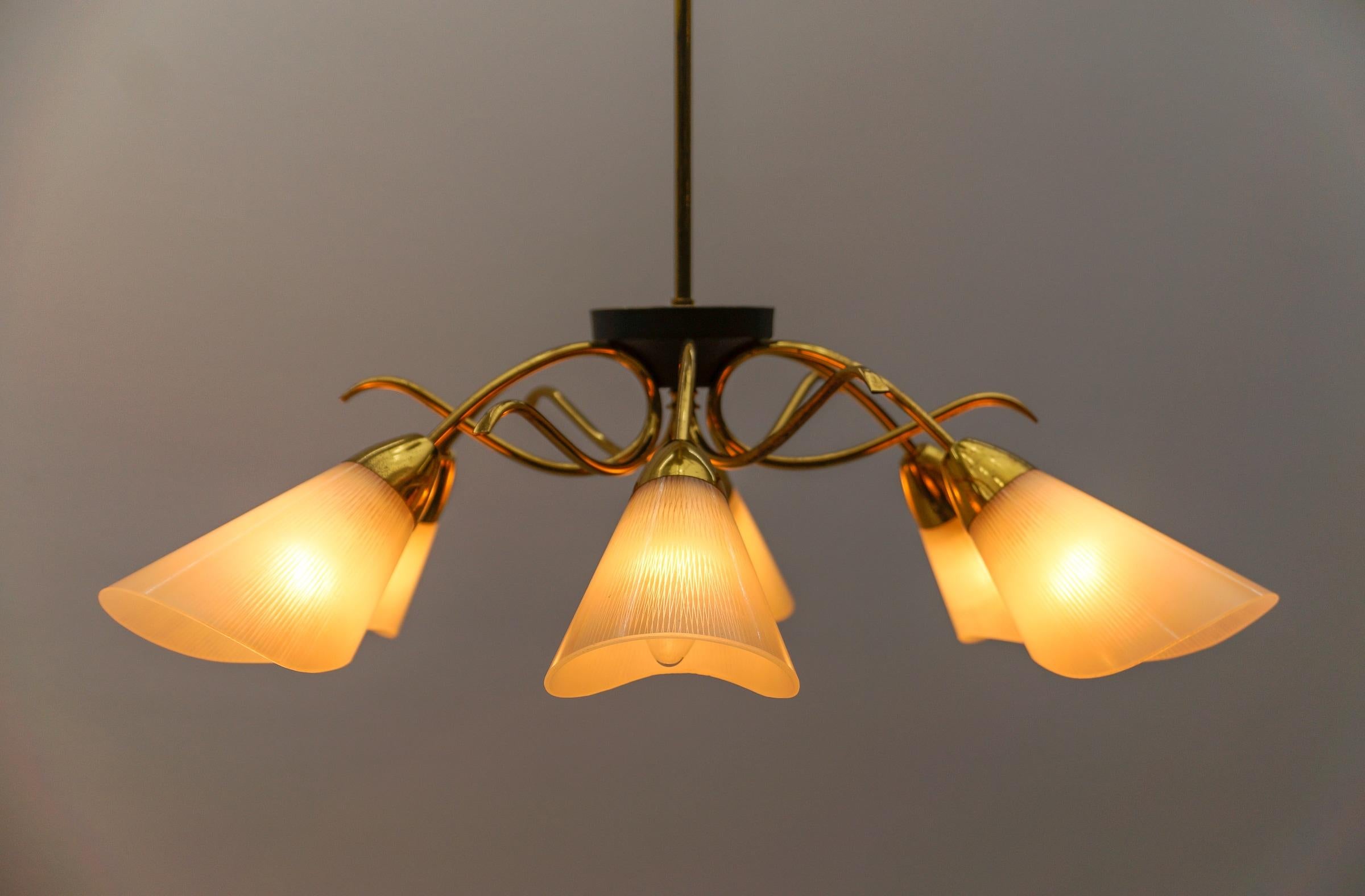 Lampada a ragno alla maniera di Arteluce, Italia, anni '50 in vendita 4