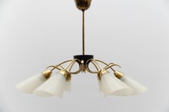 Awesome Spider Lampe in der Art von Arteluce, Italien, 1950er Jahre