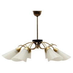 Awesome Spider Lampe in der Art von Arteluce, Italien, 1950er Jahre