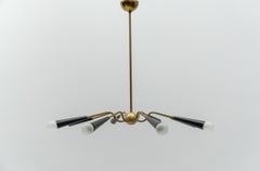 Awesome Sputnik Lamp in the Manner of Arteluce, Italy, 1950s