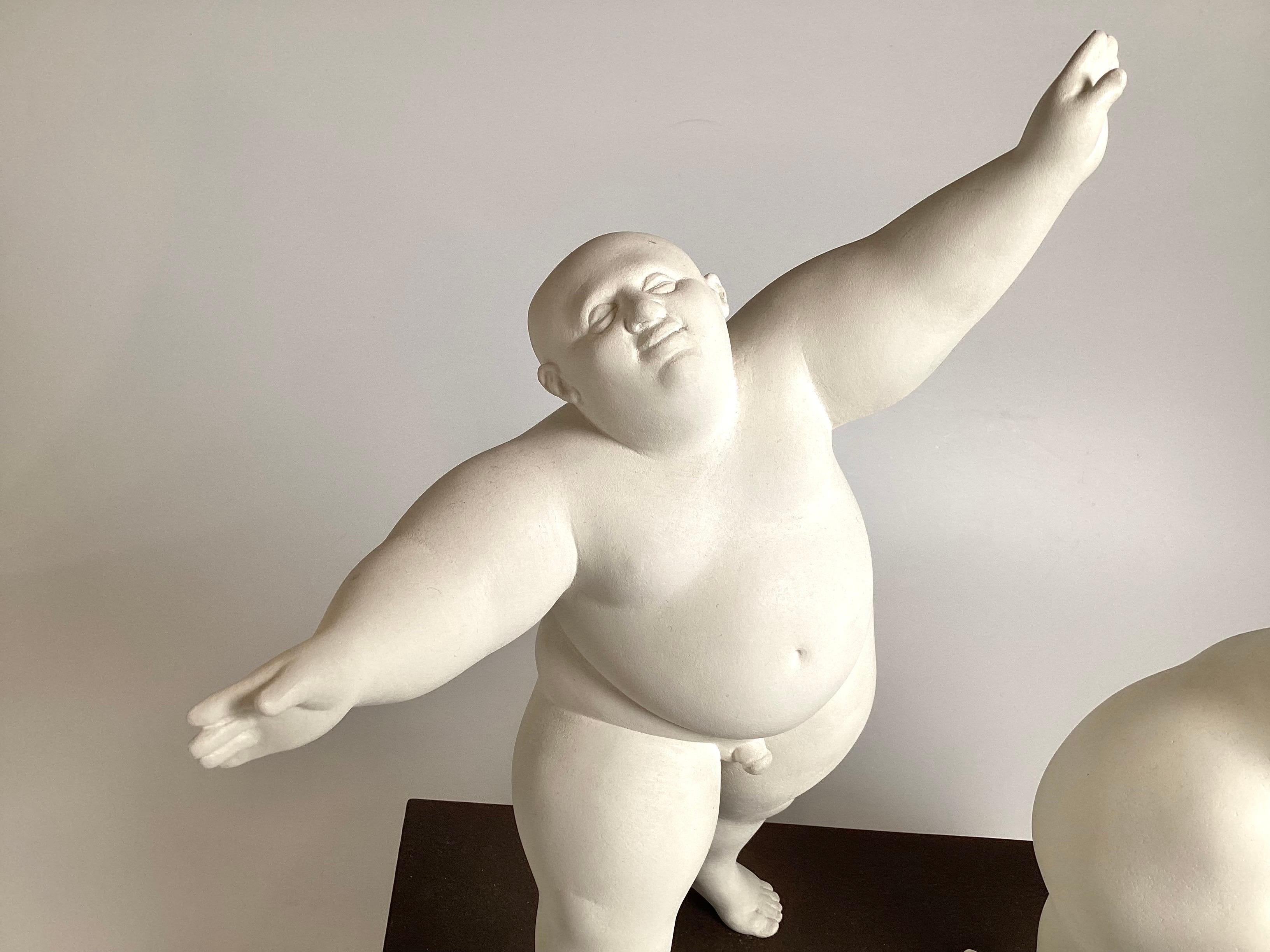 Statue fantaisiste de Steffi Greenbaum (1926-2024) intitulée 