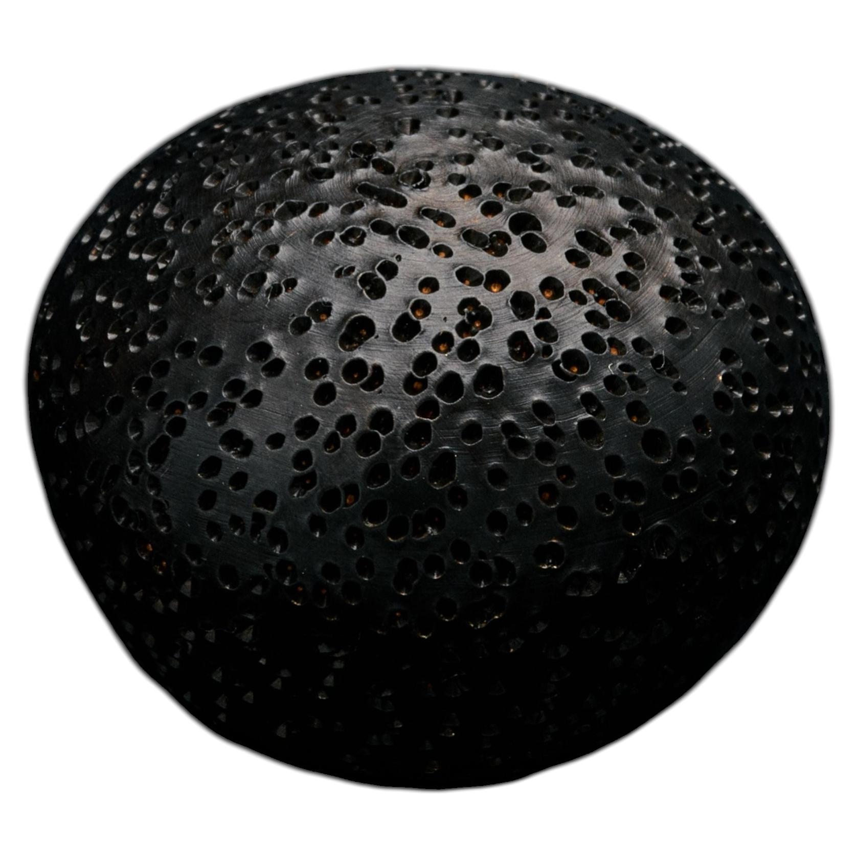 Awl Blackened Brass Knob by V.Brokkr For Sale