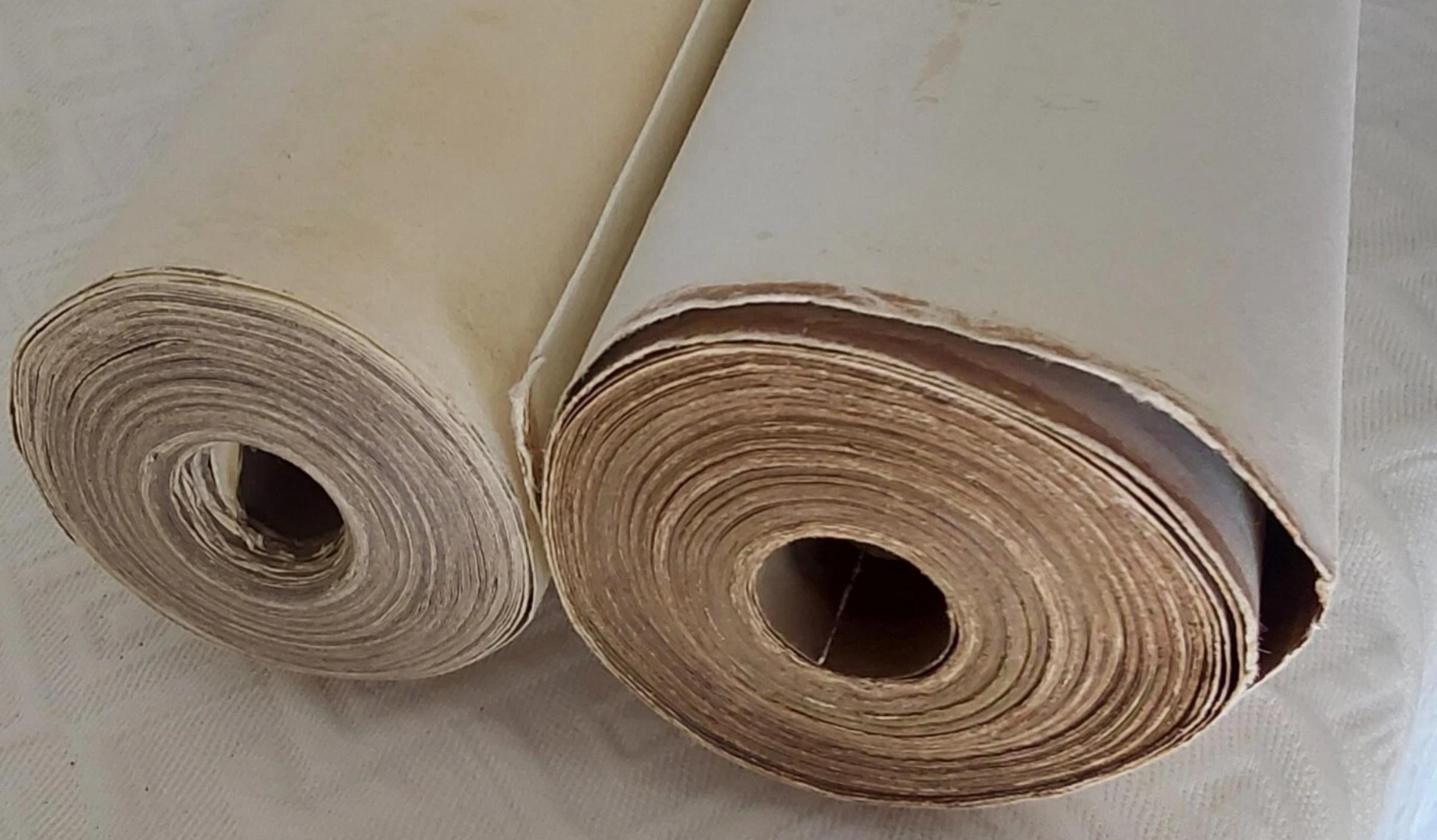 XIX secolo Rolle di carta da parati con giglio gotico di A.W.N. Pugin, Woollam & Co. di Londra, 1850 in vendita