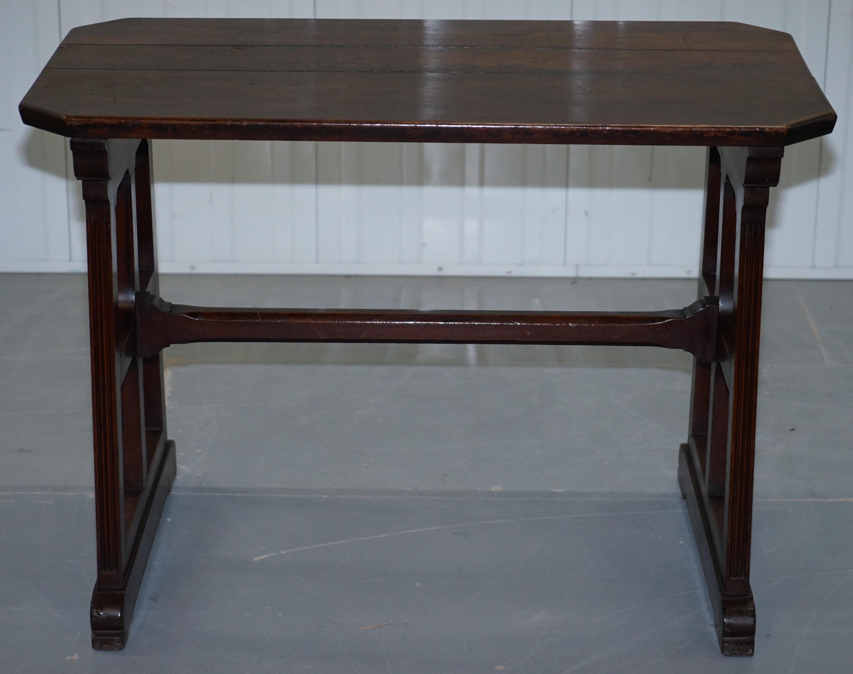 A.W.N Pugin Gothic Revival Vestry Writing Table Desk Made in England, circa 1780 7