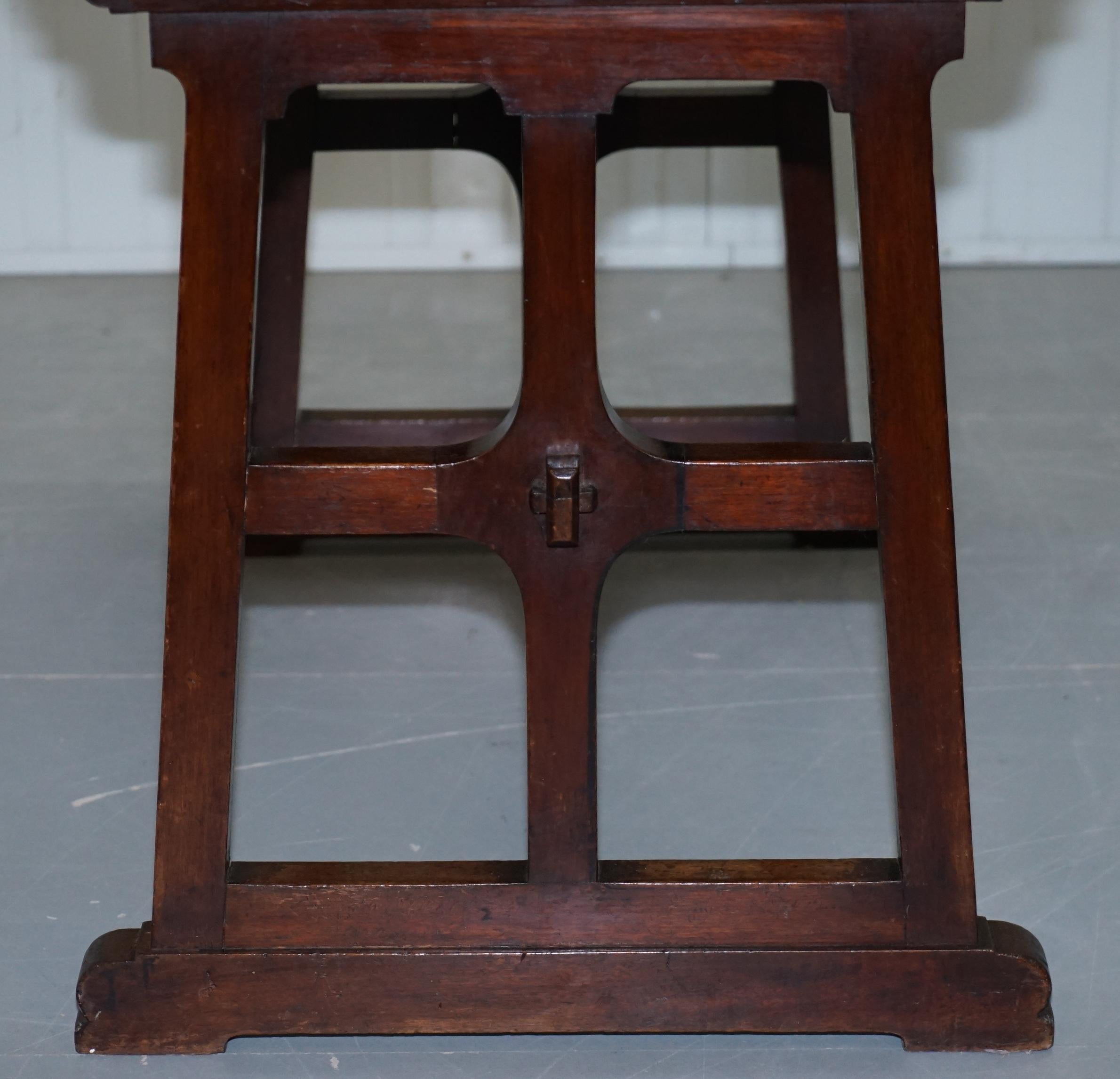 A.W.N Pugin Gothic Revival Vestry Writing Table Desk Made in England, circa 1780 9