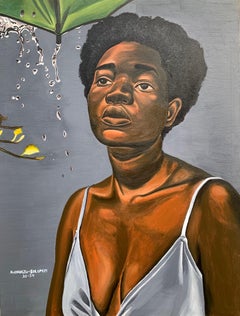 Muerto en combate (Paramour Lover 2) -Siglo XXI, Contemporáneo, Retrato, Mujer