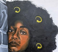 Paramour Lover - 21. Jahrhundert, Contemporary, Figuratives Portrait, Afrika, Frauen