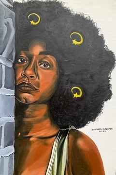 Paramour Lover - 21. Jahrhundert, Contemporary, Figuratives Portrait, Afrika, Frauen