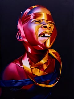 Endeared Without A Price 1 - Siglo XXI, Contemporáneo, Figurativo, Sonrisa, Óleo