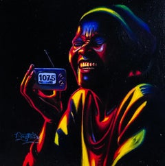 Goodnews 4 - Siglo XXI, Contemporáneo, Figurativo, Retrato, Felicidad