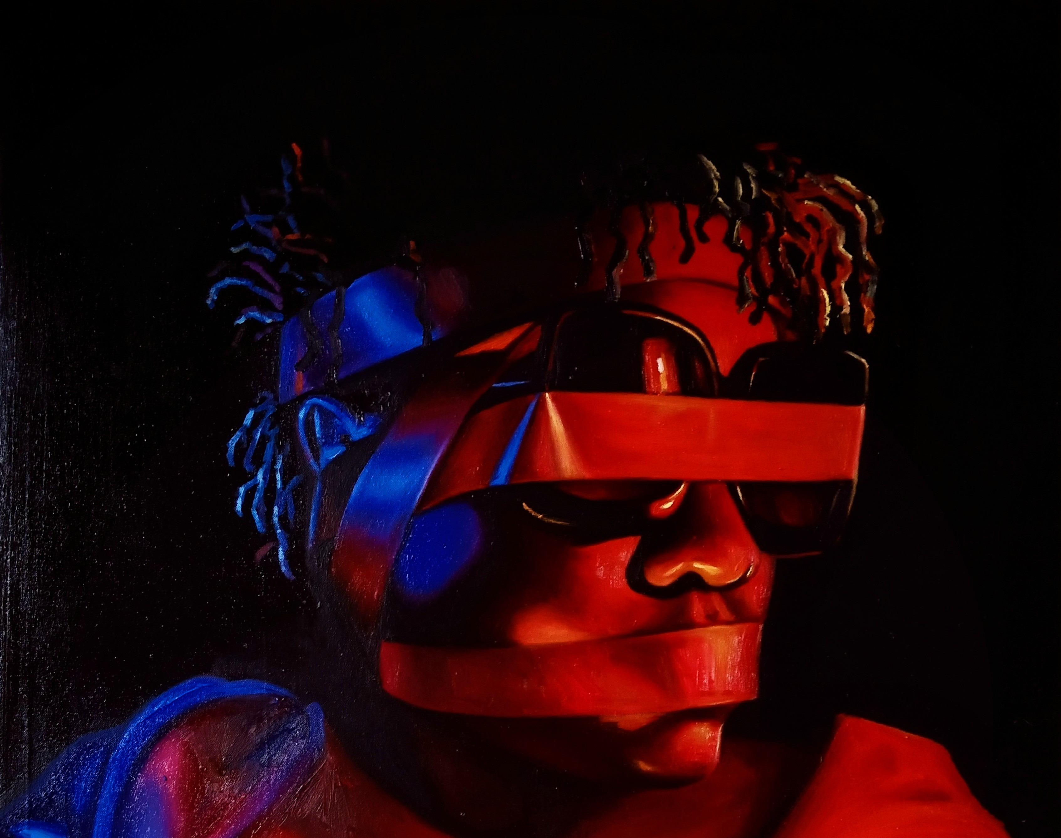 Shaded 1 - Painting by Awosola Michael Angello