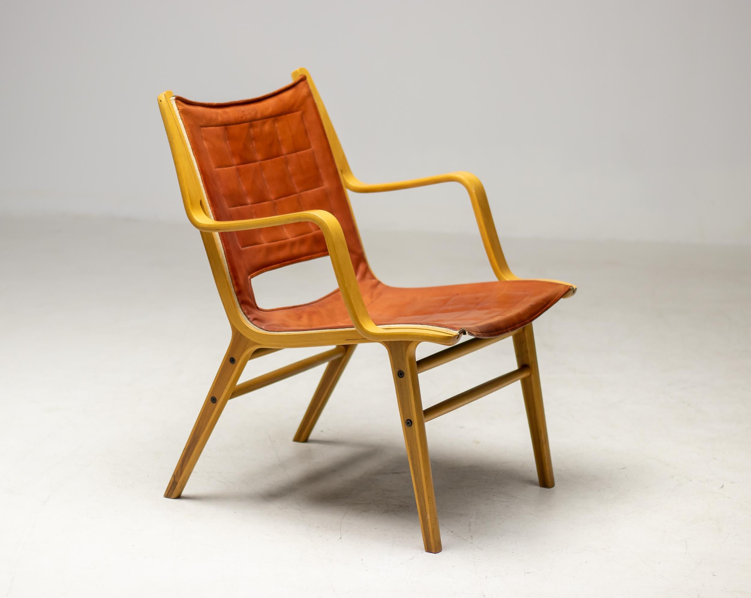 Danish Ax Arm Chair by Peter Hvidt for Fritz Hansen For Sale