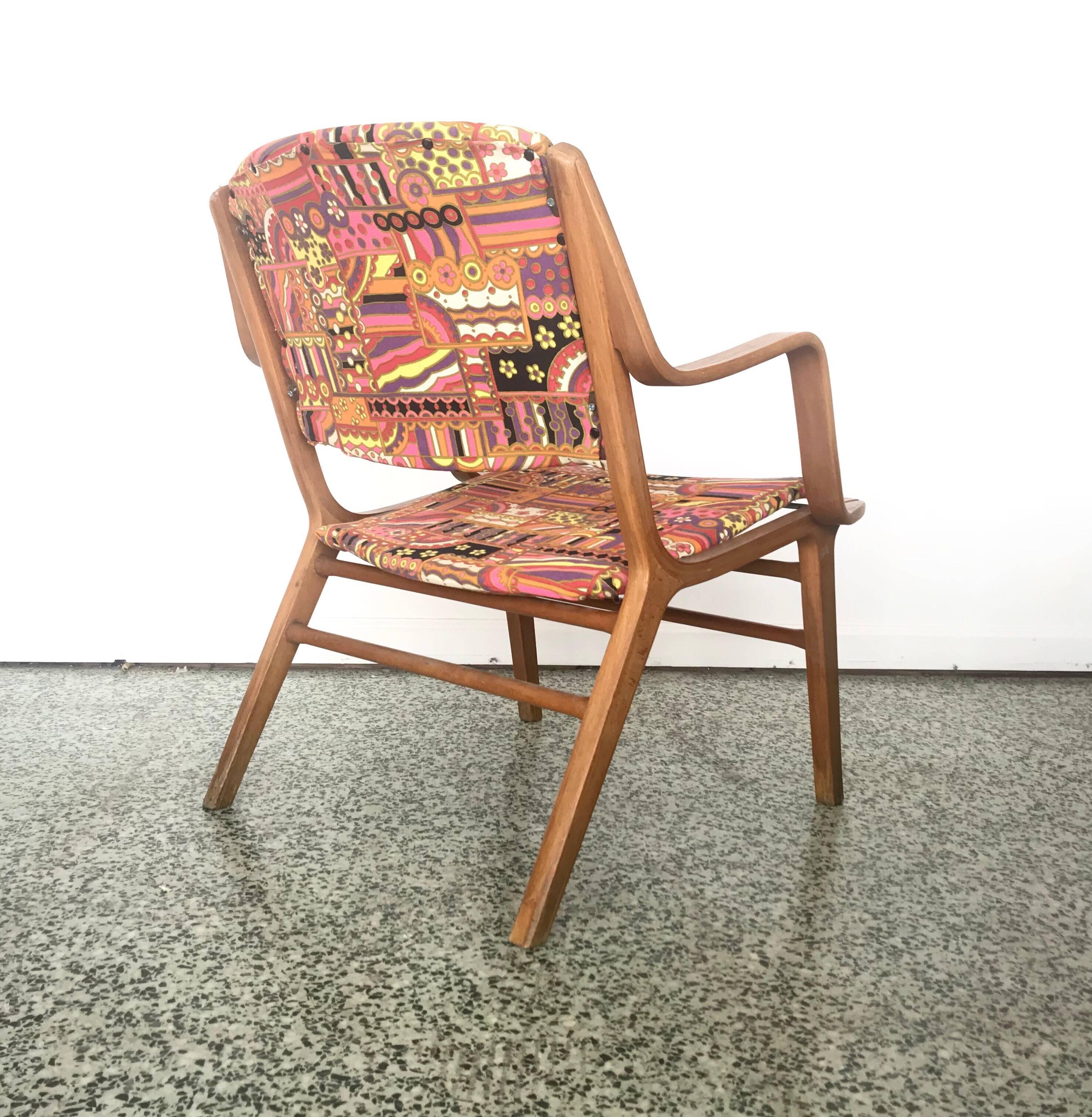 AX Chair by Peter Hvidt & Orla Mølgaard-Nielsen In Good Condition In St. Louis, MO