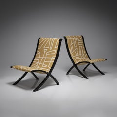 AX easy chair by Hvidt and Mølgaard Nielsen, Denmark 1960s, Set of 2