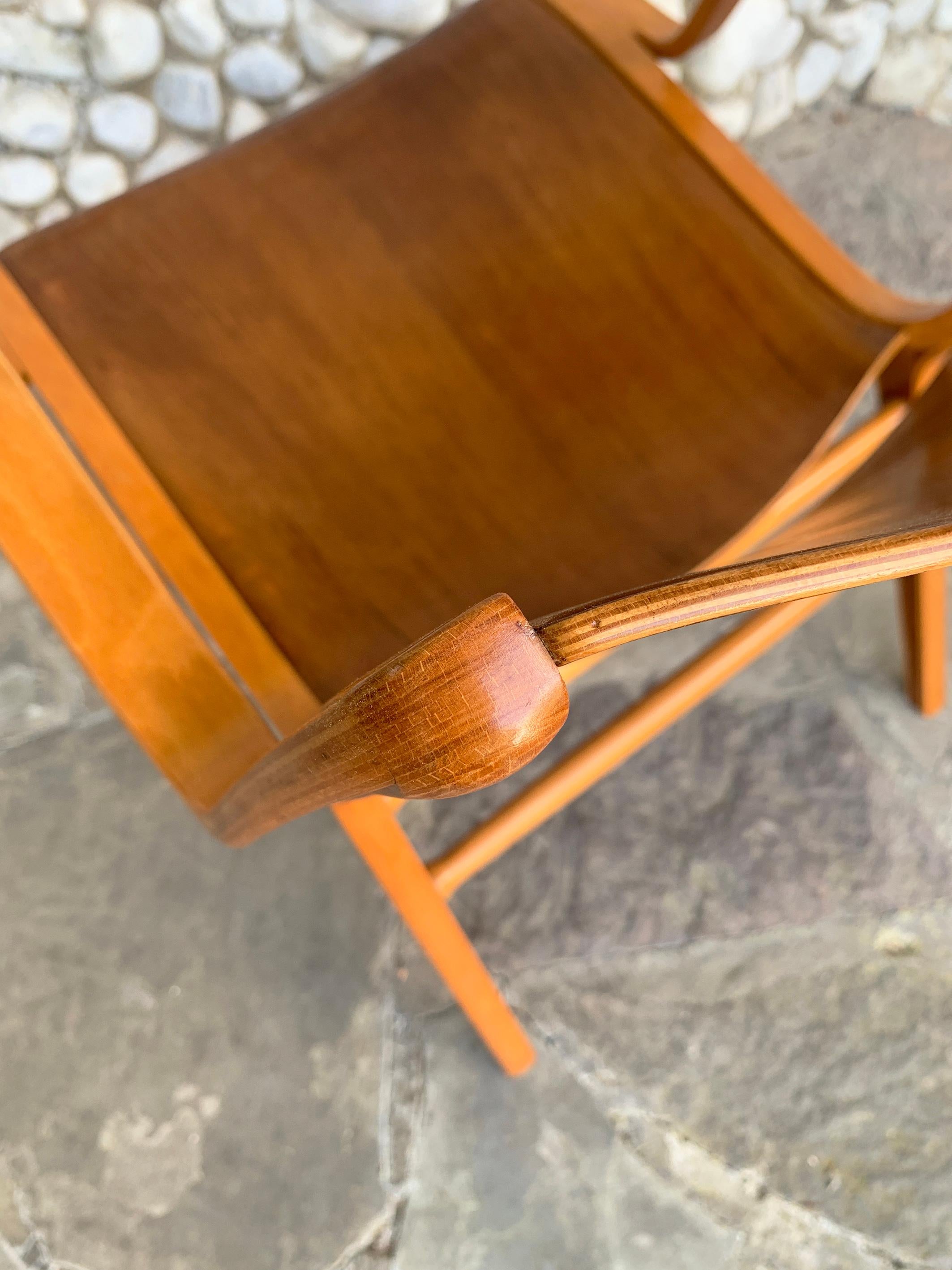 Silla de salón AX, Peter Hvidt y Orla Mølgaard-Nielsen para Fritz Hansen, años 60 en venta 4