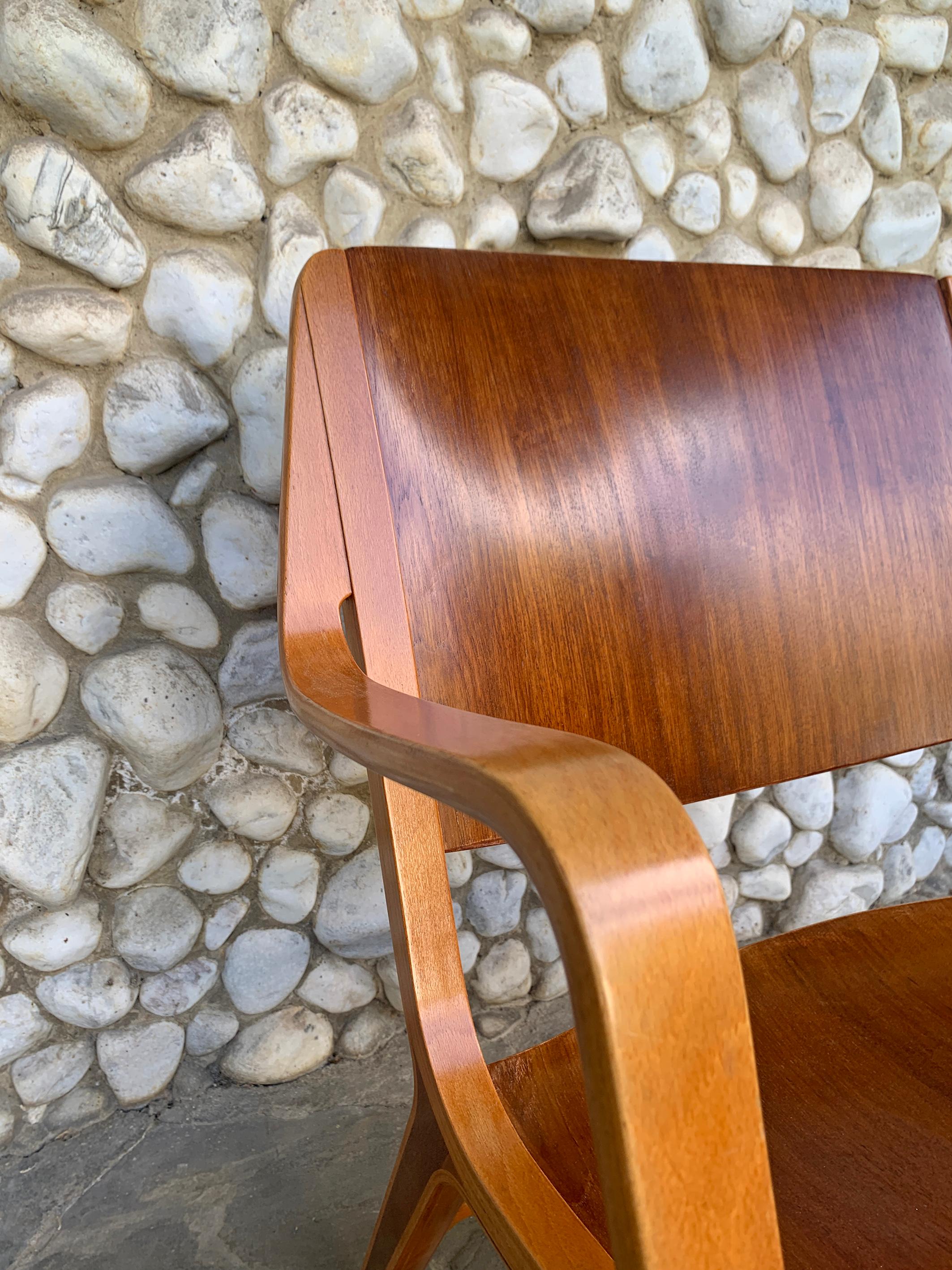 Silla de salón AX, Peter Hvidt y Orla Mølgaard-Nielsen para Fritz Hansen, años 60 en venta 5