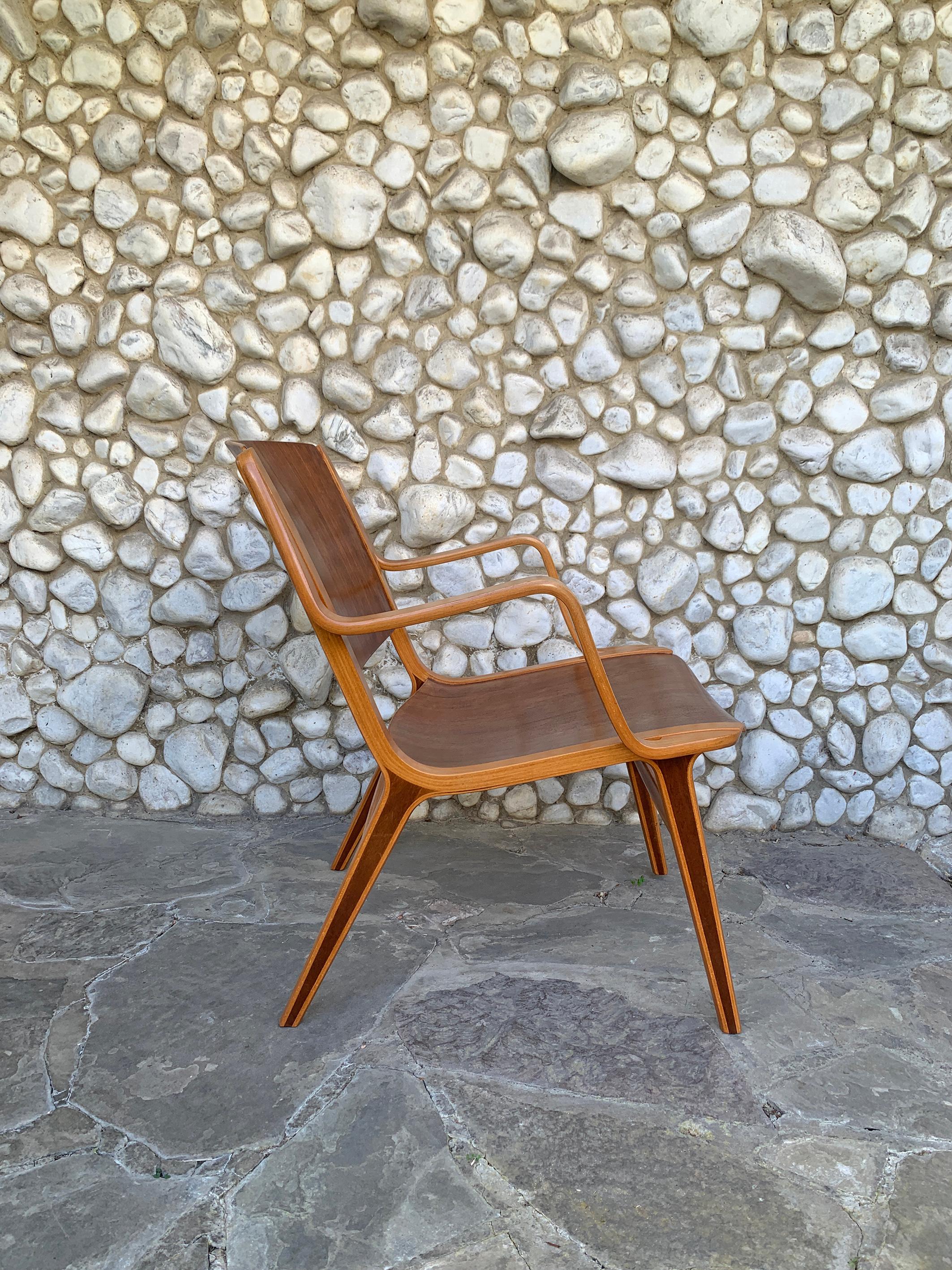 Silla de salón AX, Peter Hvidt y Orla Mølgaard-Nielsen para Fritz Hansen, años 60 Danés en venta