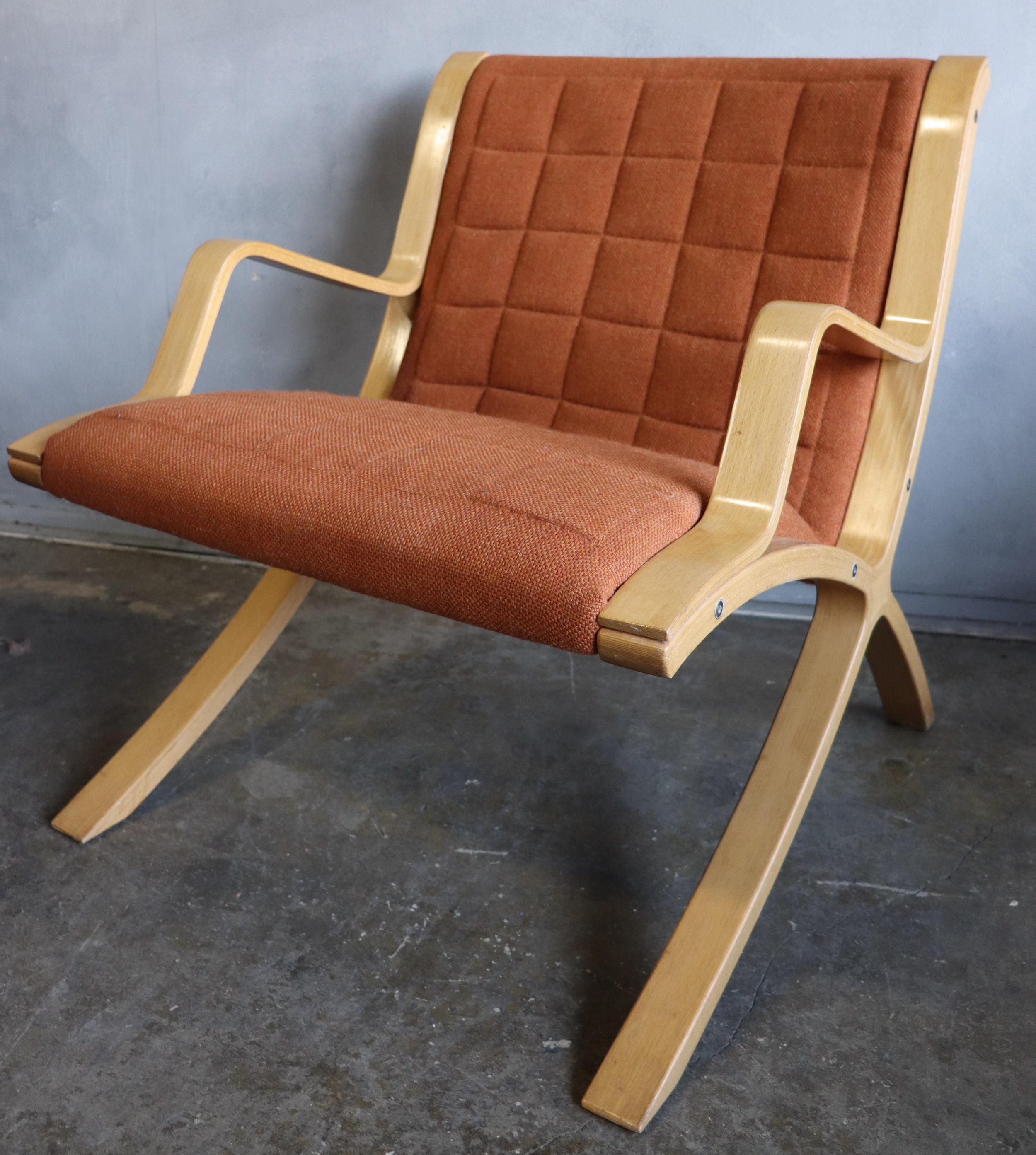 Pair of AX Lounge Chairs by Peter Hvidt & Orla Mølgaard Nielsen for Fritz Hansen 3