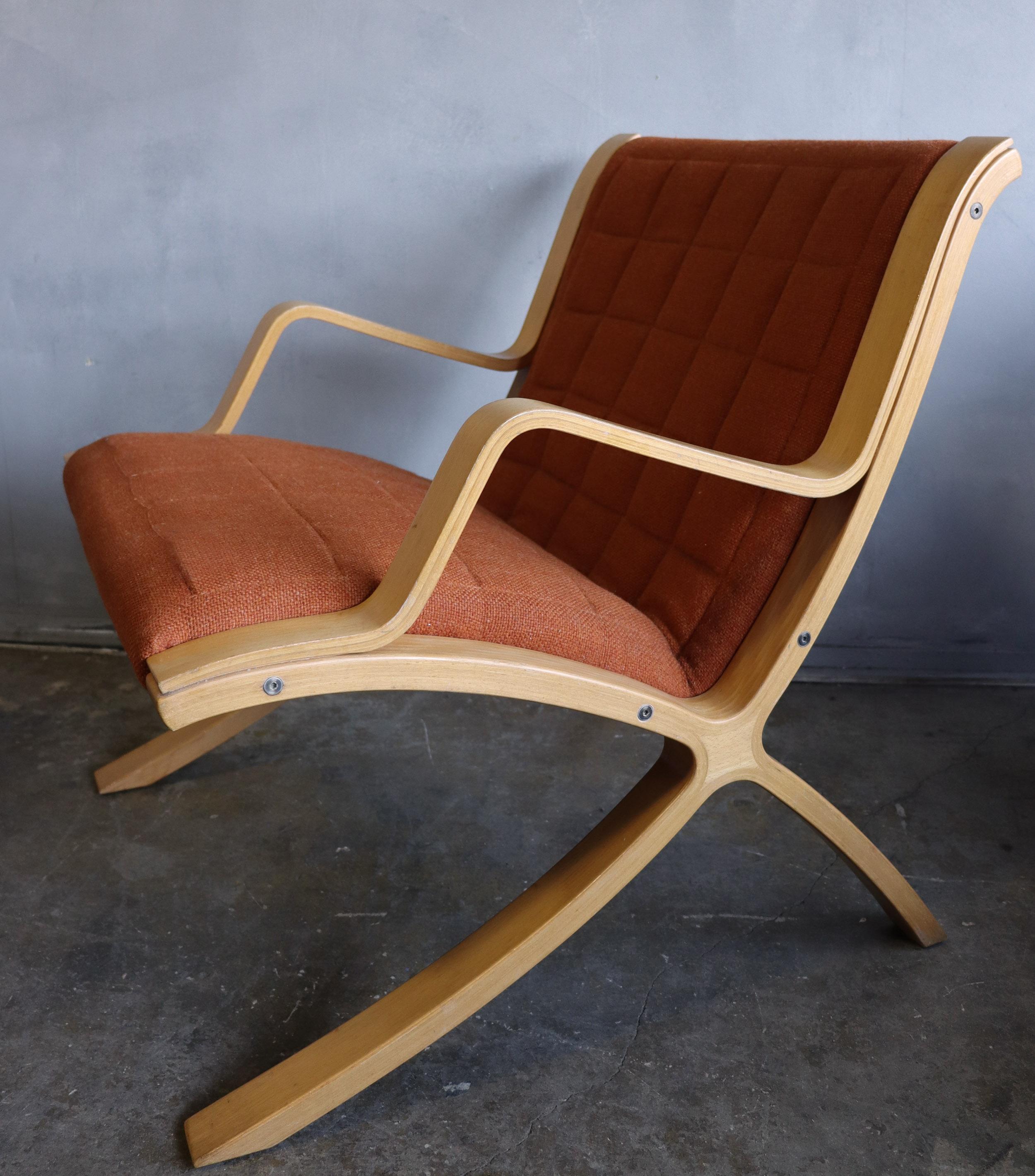 Pair of AX Lounge Chairs by Peter Hvidt & Orla Mølgaard Nielsen for Fritz Hansen 4