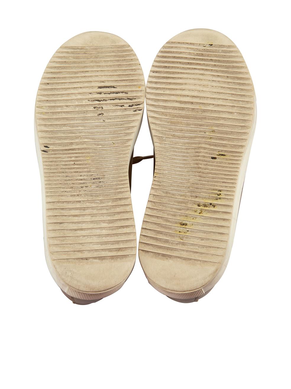 Axel Arigato - Scarpe da ginnastica basse in pelle marrone Taglia IT 36 In condizioni buone in vendita a London, GB