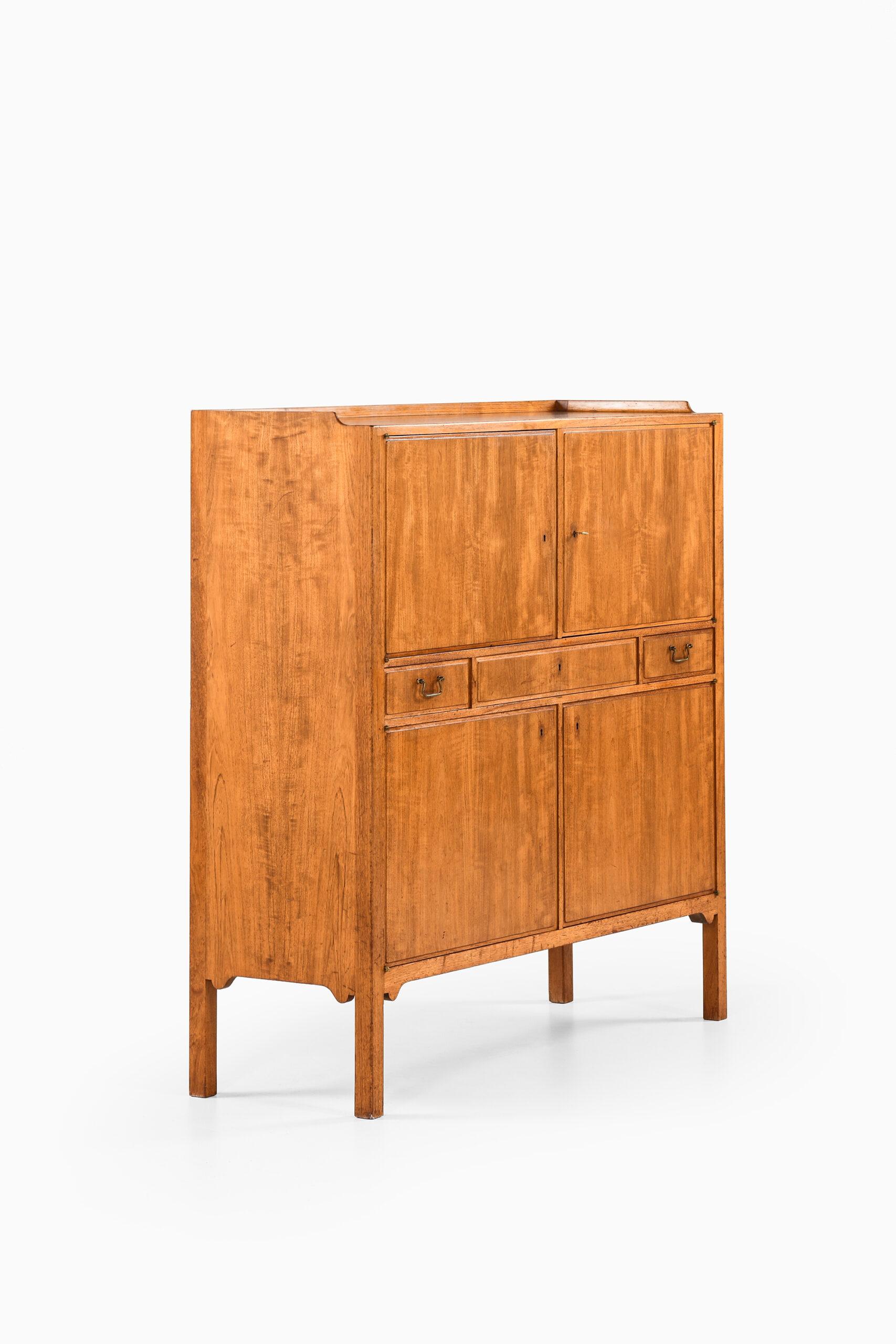 Brass Axel Bäck Cabinet Produced by Eksjö Möbelfabrik in Sweden For Sale