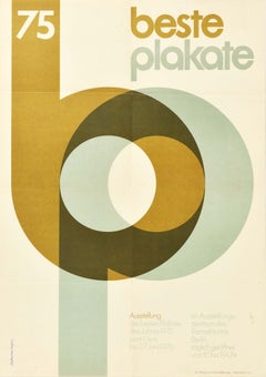 Original Vintage Poster Beste Plakate 75 Best Poster Design Exhibition Berlin
