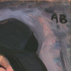 Étude d'un homme, Paris, Flâneur, Boulevardier, Huile danoise post-impressionniste