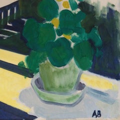 Nature morte estivale avec tulipes, huile danoise post-impressionniste, Paris, Benezit