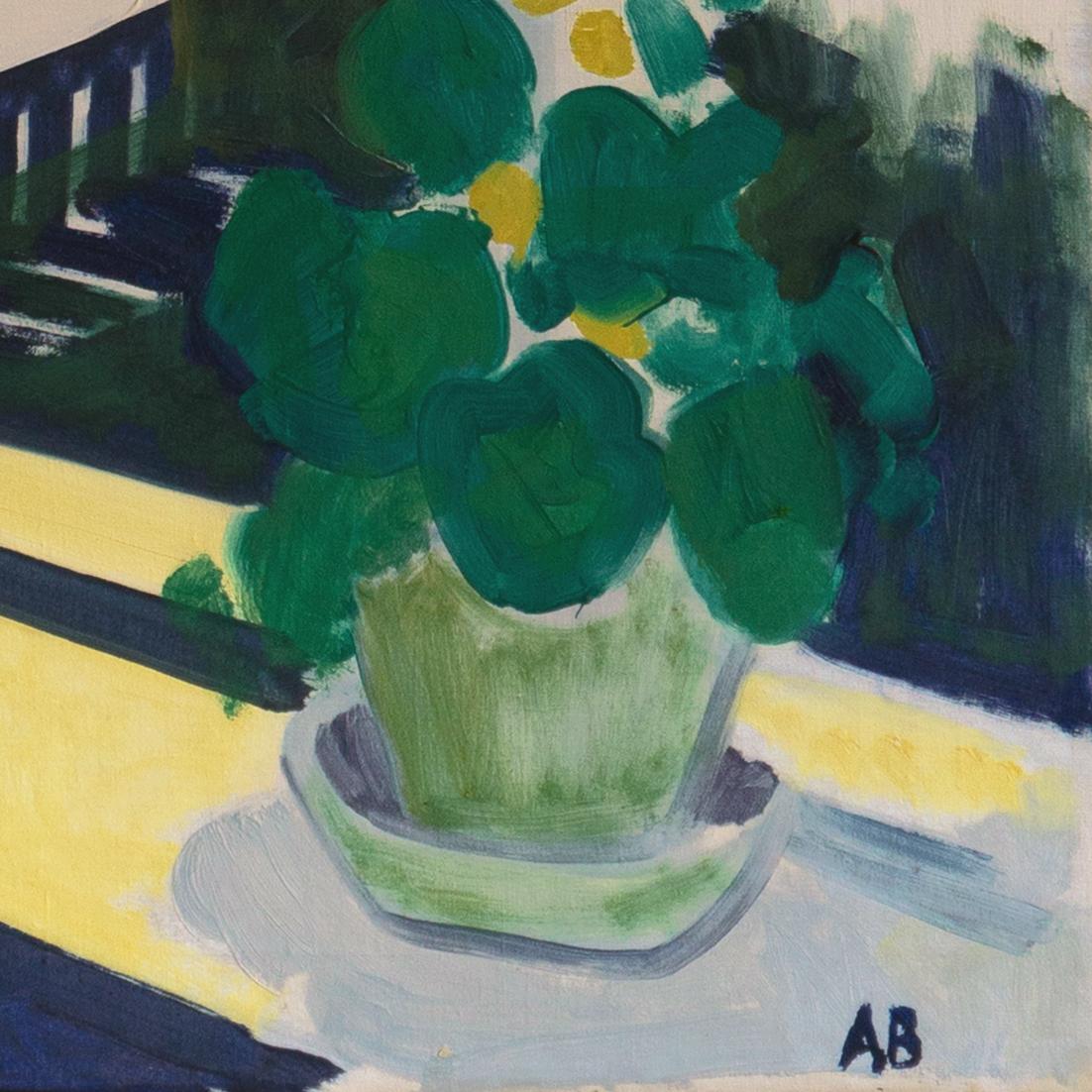 'Bodegón de verano con tulipanes', Óleo postimpresionista danés, París, Benezit - Painting de Axel Bentzen