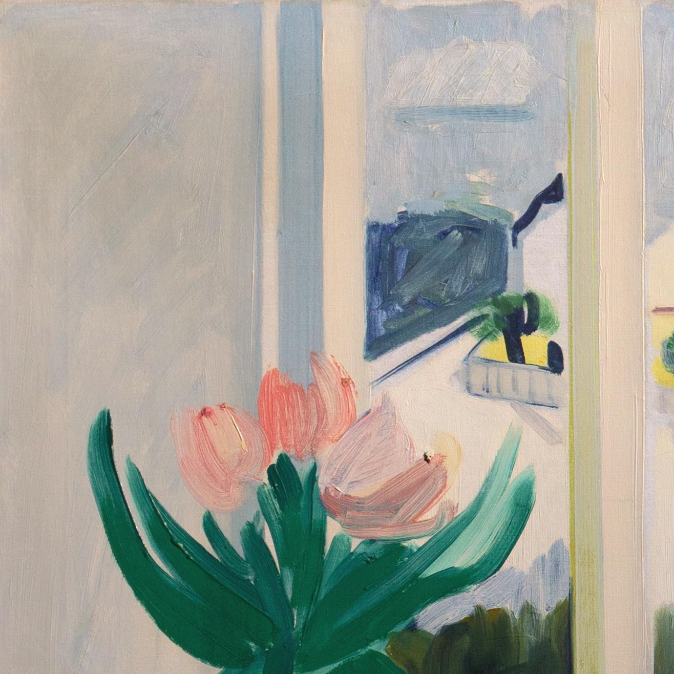 'Bodegón de verano con tulipanes', Óleo postimpresionista danés, París, Benezit en venta 3