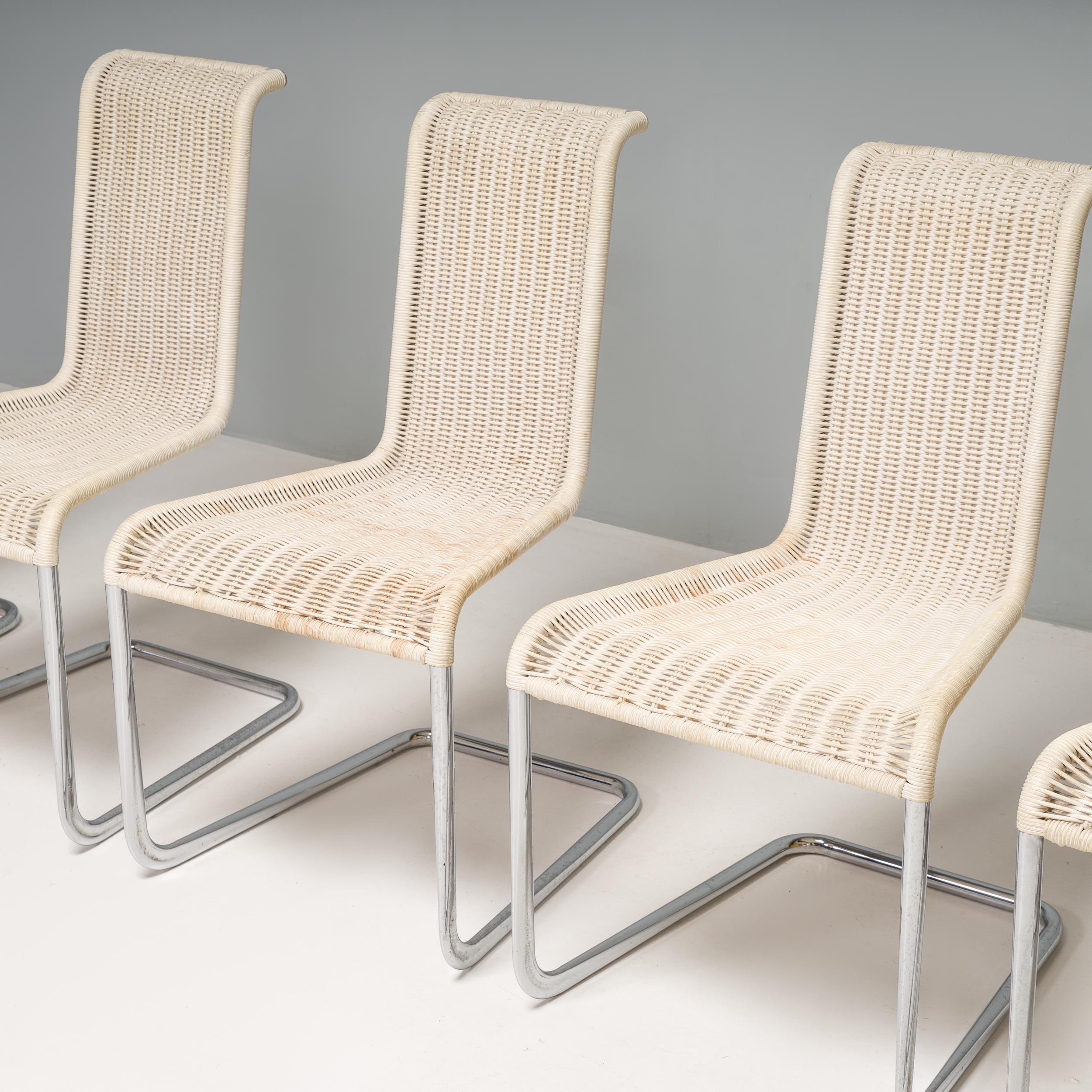 German Postmodern Axel Brüchhauser for Tecta B20 Dining Chairs, Set of 6, 1980s For Sale
