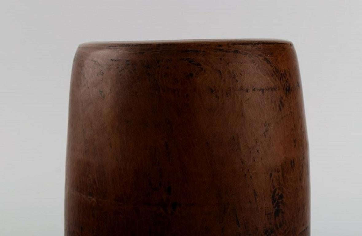 Axel Brüel '1900-1977', Danish Ceramicist, Unique Vase in Glazed Stoneware For Sale 1