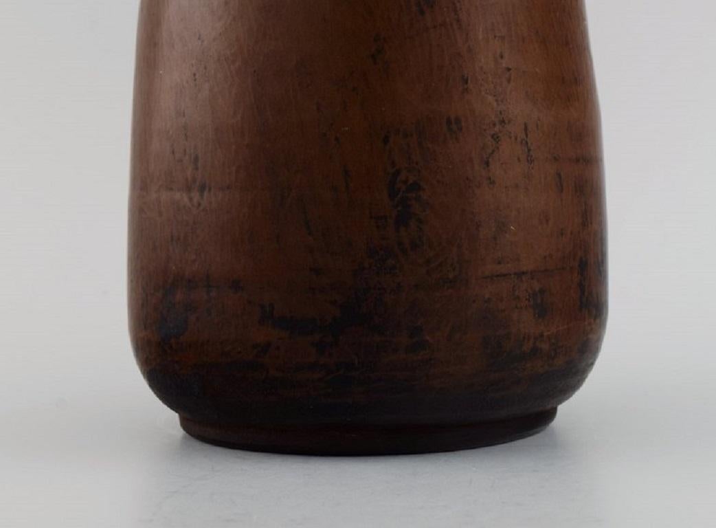 Axel Brüel '1900-1977', Danish Ceramicist, Unique Vase in Glazed Stoneware For Sale 2