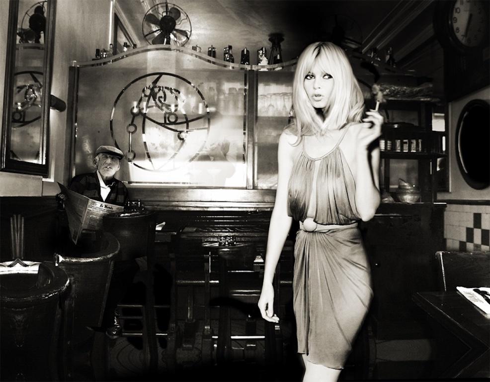Axel Crieger Black and White Photograph - Une Parisienne - Brigitte Bardot