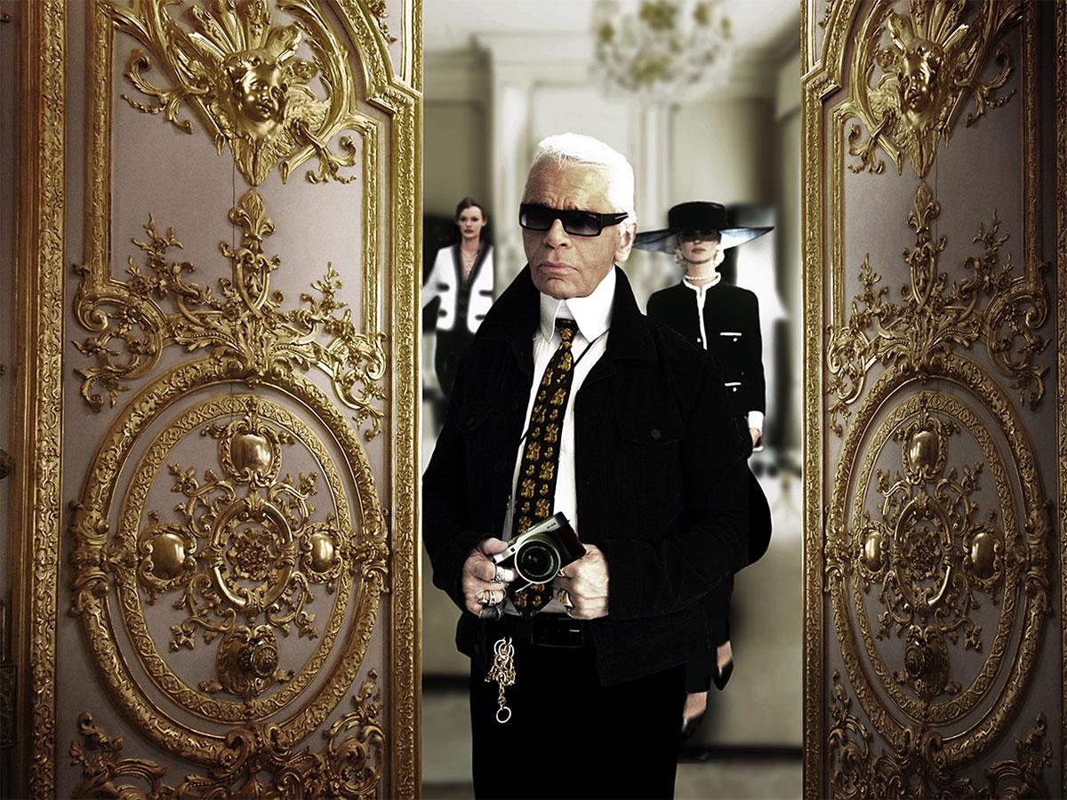 Axel Crieger Portrait Photograph - Charlemagne, Karl Lagerfeld